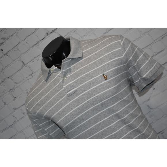 Polo Ralph Lauren Golf Polo Shirt Mens Size Large Classic Gray Pima Soft Touch - Picture 1 of 6